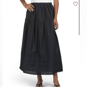 OPT Beth black cotton skirt - new with tags